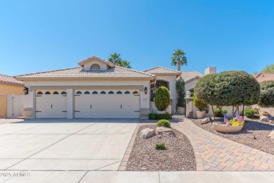 STUNNING VIEWS! Enjoy golf, lake, & mountain views from the on Tuscany Falls At Pebble Creek in Arizona - for sale on GolfHomes.com, golf home, golf lot