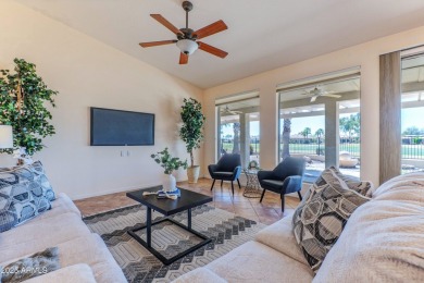 STUNNING VIEWS! Enjoy golf, lake, & mountain views from the on Tuscany Falls At Pebble Creek in Arizona - for sale on GolfHomes.com, golf home, golf lot