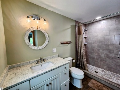 Built in 2018, this charming 3 bedroom, 2 bath ranch-style home on Lakes of the North Deer Run Golf Course in Michigan - for sale on GolfHomes.com, golf home, golf lot
