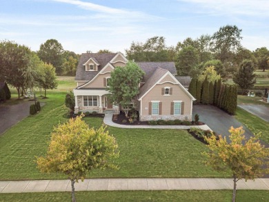 Overlooking a tranquil pond and the 7th Fairway of the New on New Albany Links Golf Club in Ohio - for sale on GolfHomes.com, golf home, golf lot