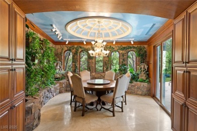 Tuscan grandeur at The Estates at Southern Highlands. Built w/ on Southern Highlands Golf Club in Nevada - for sale on GolfHomes.com, golf home, golf lot