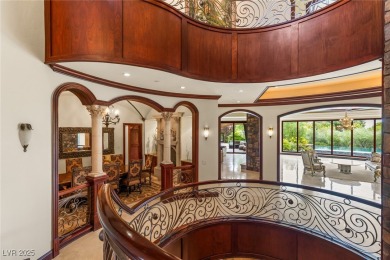 Tuscan grandeur at The Estates at Southern Highlands. Built w/ on Southern Highlands Golf Club in Nevada - for sale on GolfHomes.com, golf home, golf lot