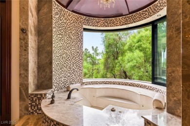 Tuscan grandeur at The Estates at Southern Highlands. Built w/ on Southern Highlands Golf Club in Nevada - for sale on GolfHomes.com, golf home, golf lot