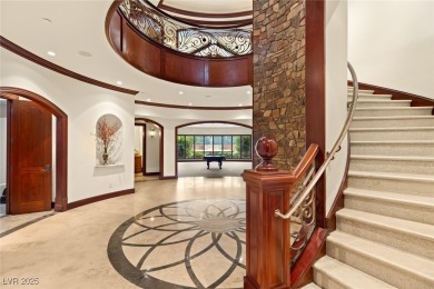 Tuscan grandeur at The Estates at Southern Highlands. Built w/ on Southern Highlands Golf Club in Nevada - for sale on GolfHomes.com, golf home, golf lot