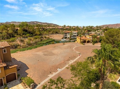 An exceptional opportunity to own one of the few true lakefront on South Shore At Lake Las Vegas in Nevada - for sale on GolfHomes.com, golf home, golf lot