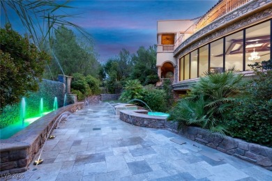 Tuscan grandeur at The Estates at Southern Highlands. Built w/ on Southern Highlands Golf Club in Nevada - for sale on GolfHomes.com, golf home, golf lot