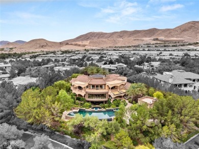 Tuscan grandeur at The Estates at Southern Highlands. Built w/ on Southern Highlands Golf Club in Nevada - for sale on GolfHomes.com, golf home, golf lot