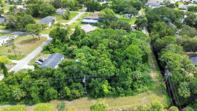 Nestled in the heart of New Smyrna Beach, this treed buildable on New Smyrna Beach Golf Course in Florida - for sale on GolfHomes.com, golf home, golf lot