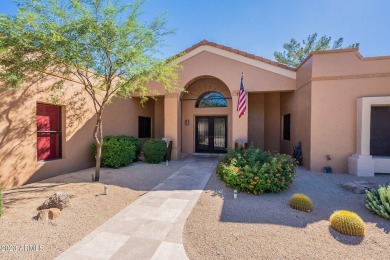 3000 ft. of flagstone patio, perfect for entertaining. Featuring on Rio Verde Country Club - Quail Run in Arizona - for sale on GolfHomes.com, golf home, golf lot