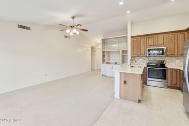 Welcome home to this beautifully remodeled Extended Carmel model on SunBird Golf Club in Arizona - for sale on GolfHomes.com, golf home, golf lot