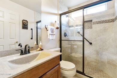 Welcome home to this beautifully remodeled Extended Carmel model on SunBird Golf Club in Arizona - for sale on GolfHomes.com, golf home, golf lot