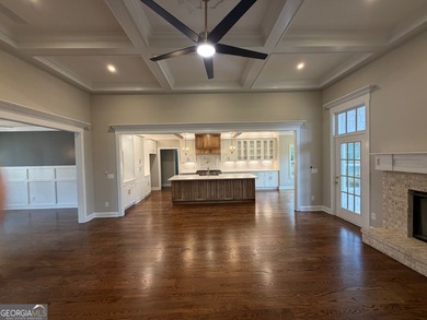 This custom home by Shockley Homes will check all your wants and on Oak Mountain Championship Golf Club in Georgia - for sale on GolfHomes.com, golf home, golf lot