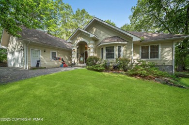 GOLF COURSE LIVING AT ITS FINEST! Tucked away on a peaceful on Lords Valley Country Club, Inc in Pennsylvania - for sale on GolfHomes.com, golf home, golf lot