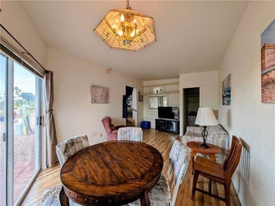 Privacy at its finest. Enclosed patio area in the front of the on Riverview Golf Course in Arizona - for sale on GolfHomes.com, golf home, golf lot