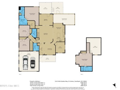 This classic all-brick home is located at the end of a private on Members Club At St. James Plantation in North Carolina - for sale on GolfHomes.com, golf home, golf lot