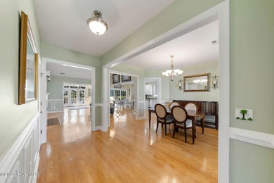 This classic all-brick home is located at the end of a private on Members Club At St. James Plantation in North Carolina - for sale on GolfHomes.com, golf home, golf lot