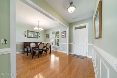 This classic all-brick home is located at the end of a private on Members Club At St. James Plantation in North Carolina - for sale on GolfHomes.com, golf home, golf lot