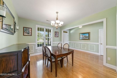 This classic all-brick home is located at the end of a private on Members Club At St. James Plantation in North Carolina - for sale on GolfHomes.com, golf home, golf lot