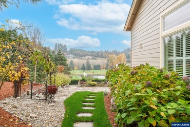 Beautiful golf course views from the first tee set the scene for on Salem Golf Club in Oregon - for sale on GolfHomes.com, golf home, golf lot