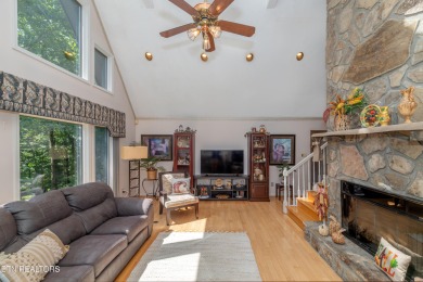 Beautiful home nestled among mature trees giving just enough on Emory Golf and Country Club in Tennessee - for sale on GolfHomes.com, golf home, golf lot