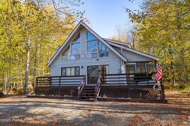 Meticulously maintained and beautifully updated chalet in the on The Hideout Golf in Pennsylvania - for sale on GolfHomes.com, golf home, golf lot