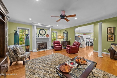 Situated on a corner lot and nestled on 1.29 wooded acres in the on The Neuse Golf Club in North Carolina - for sale on GolfHomes.com, golf home, golf lot