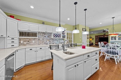 Situated on a corner lot and nestled on 1.29 wooded acres in the on The Neuse Golf Club in North Carolina - for sale on GolfHomes.com, golf home, golf lot