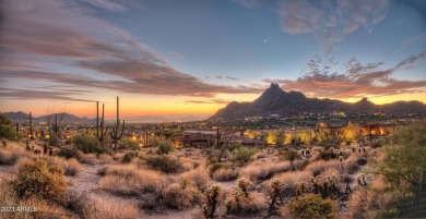 Mountainside custom home site located next to the Four Seasons on The Estancia Club in Arizona - for sale on GolfHomes.com, golf home, golf lot