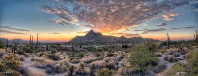 Mountainside custom home site located next to the Four Seasons on The Estancia Club in Arizona - for sale on GolfHomes.com, golf home, golf lot