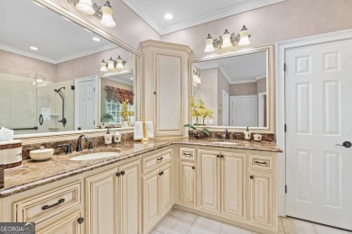 FIRST TIME ON THE MARKET! This exquisite 4-side blush brick on Royal Lakes Golf and Country Club in Georgia - for sale on GolfHomes.com, golf home, golf lot