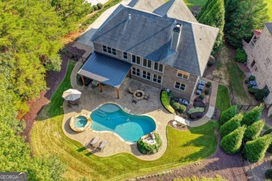 Welcome to this beautifully maintained four-sided BRICK ESTATE on Windermere Golf Club in Georgia - for sale on GolfHomes.com, golf home, golf lot