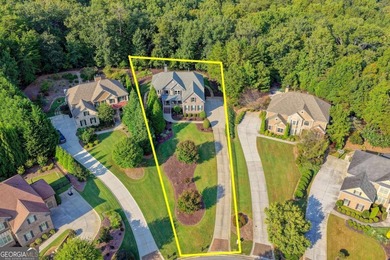 Welcome to this beautifully maintained four-sided BRICK ESTATE on Windermere Golf Club in Georgia - for sale on GolfHomes.com, golf home, golf lot