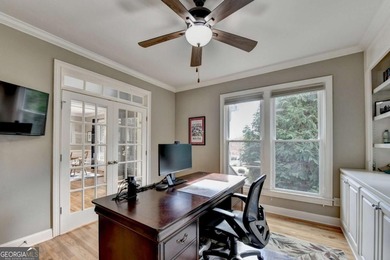 Welcome to this beautifully maintained four-sided BRICK ESTATE on Windermere Golf Club in Georgia - for sale on GolfHomes.com, golf home, golf lot