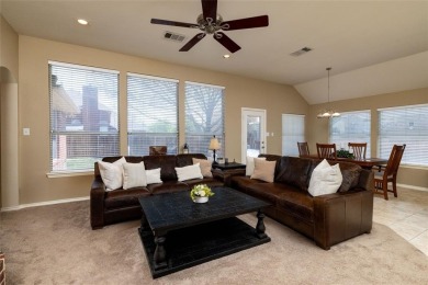 Located on an interior corner lot and shaded by beautiful mature on Stonebridge Ranch Country Club in Texas - for sale on GolfHomes.com, golf home, golf lot