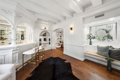 Rare mediterranean estate exuding sophistication and beach vibes on Miami Beach Golf Club in Florida - for sale on GolfHomes.com, golf home, golf lot