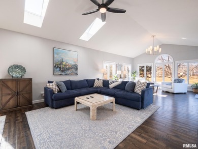 Beautifully updated, custom built home perfectly set within the on WeaverRidge Golf Club in Illinois - for sale on GolfHomes.com, golf home, golf lot