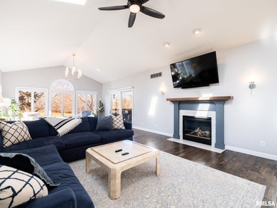 Beautifully updated, custom built home perfectly set within the on WeaverRidge Golf Club in Illinois - for sale on GolfHomes.com, golf home, golf lot