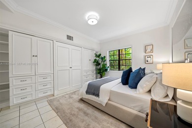 Rare mediterranean estate exuding sophistication and beach vibes on Miami Beach Golf Club in Florida - for sale on GolfHomes.com, golf home, golf lot