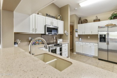 Move in ready! Charming 2BR 2BA + Den home in the Vibrant Active on SunBird Golf Club in Arizona - for sale on GolfHomes.com, golf home, golf lot