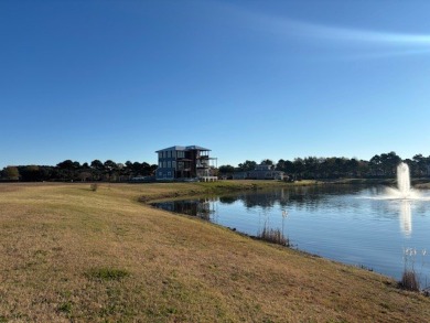 Generous lot directly overlooking the fountain at Crystal Lake on Bay Creek Golf Club in Virginia - for sale on GolfHomes.com, golf home, golf lot