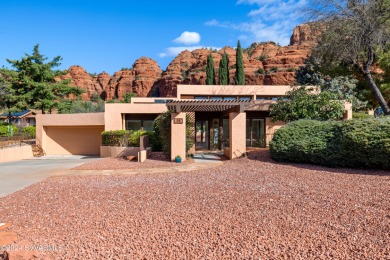 NEW. NEW. NEW with a great VIEW!  Expertly remodeled home with on Oakcreek Country Club in Arizona - for sale on GolfHomes.com, golf home, golf lot