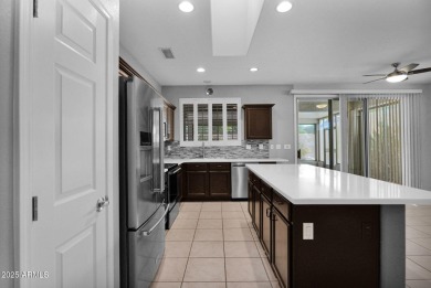 Enjoy resort-style living in this charming 2 bed/2 ba plus den on Desert Springs Golf Course in Arizona - for sale on GolfHomes.com, golf home, golf lot