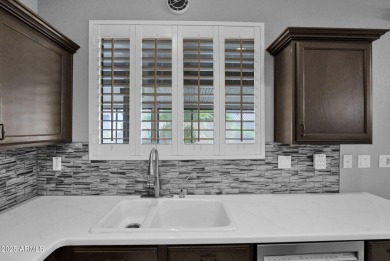 Enjoy resort-style living in this charming 2 bed/2 ba plus den on Desert Springs Golf Course in Arizona - for sale on GolfHomes.com, golf home, golf lot