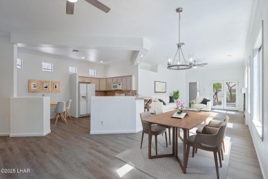 Experience the perfect blend of modern comfort and resort-style on Laughlin Ranch Golf Club in Arizona - for sale on GolfHomes.com, golf home, golf lot