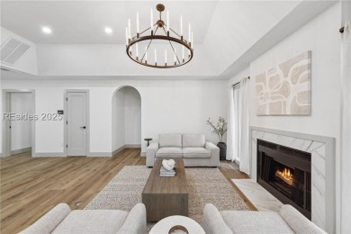 Exquisitely reimagined, this three bedroom, three and a half on Bear Creek Golf Course and Club in South Carolina - for sale on GolfHomes.com, golf home, golf lot