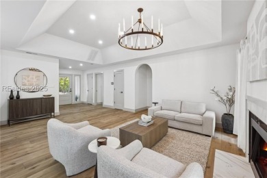 Exquisitely reimagined, this three bedroom, three and a half on Bear Creek Golf Course and Club in South Carolina - for sale on GolfHomes.com, golf home, golf lot