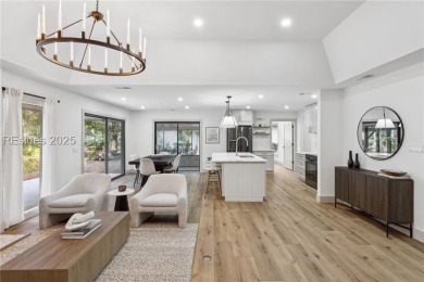 Exquisitely reimagined, this three bedroom, three and a half on Bear Creek Golf Course and Club in South Carolina - for sale on GolfHomes.com, golf home, golf lot