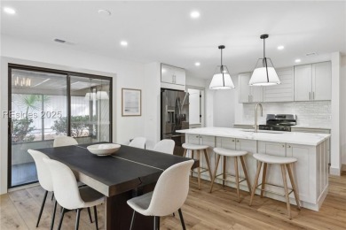 Exquisitely reimagined, this three bedroom, three and a half on Bear Creek Golf Course and Club in South Carolina - for sale on GolfHomes.com, golf home, golf lot