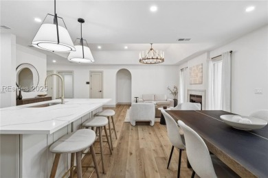 Exquisitely reimagined, this three bedroom, three and a half on Bear Creek Golf Course and Club in South Carolina - for sale on GolfHomes.com, golf home, golf lot
