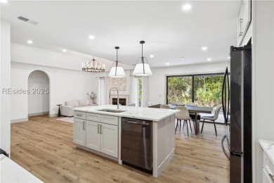 Exquisitely reimagined, this three bedroom, three and a half on Bear Creek Golf Course and Club in South Carolina - for sale on GolfHomes.com, golf home, golf lot